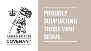 Armed Forces Covenant, proudly supporting those who serve