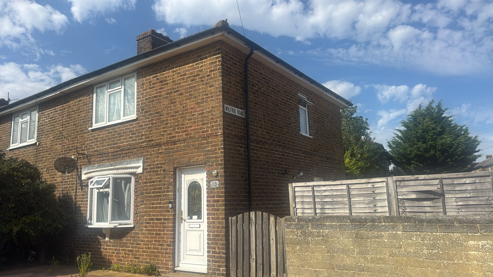The front exterior of Bellingham Crescent supported living home in Hove