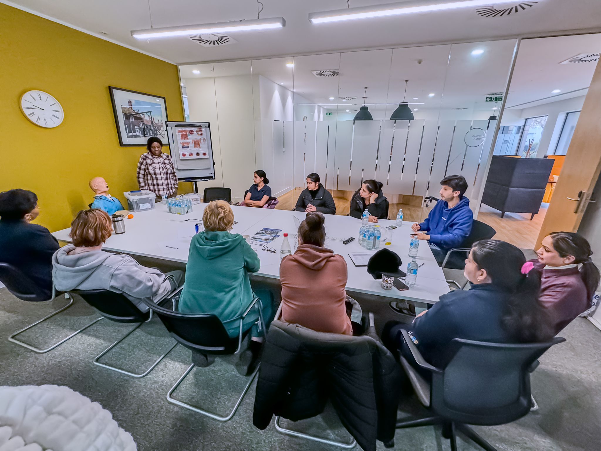Evergood Medicals classroom training session with a specialist trainer